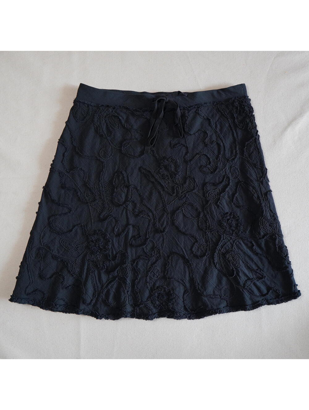 Black Cotton Mini Skirt Whimsigoth Alt